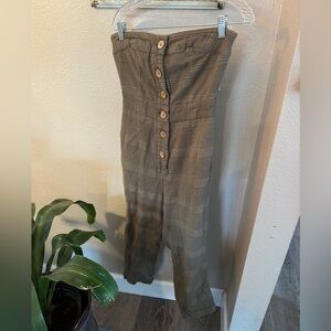 Free people Casual Strapless Jumpsuit